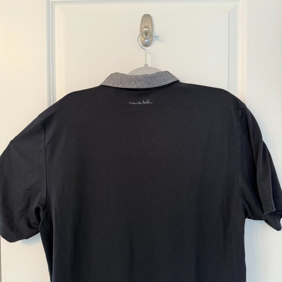 🔥 Travis Mathew Performance Polo Shirt – XL – Black/Gray 🏌️‍♂️ - Picture 3 of 3